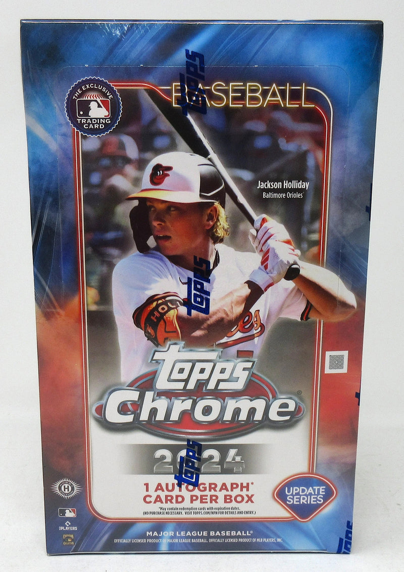 2024 Topps Chrome Baseball Update Series Box (Hobby) (24/4)-1