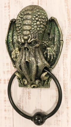 Nautical Ocean Monster Cthulhu Kraken Octopus Door Knocker Sculpture-3