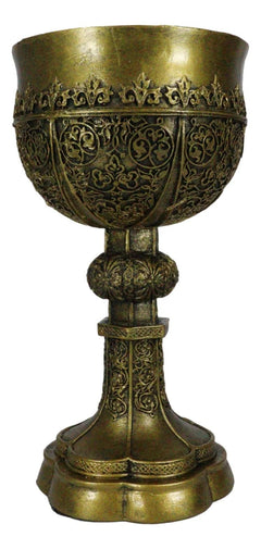 El Santo Grial de Merlín La Copa Dorada de la Vida Cáliz Copa Ceremonial Arturo-8