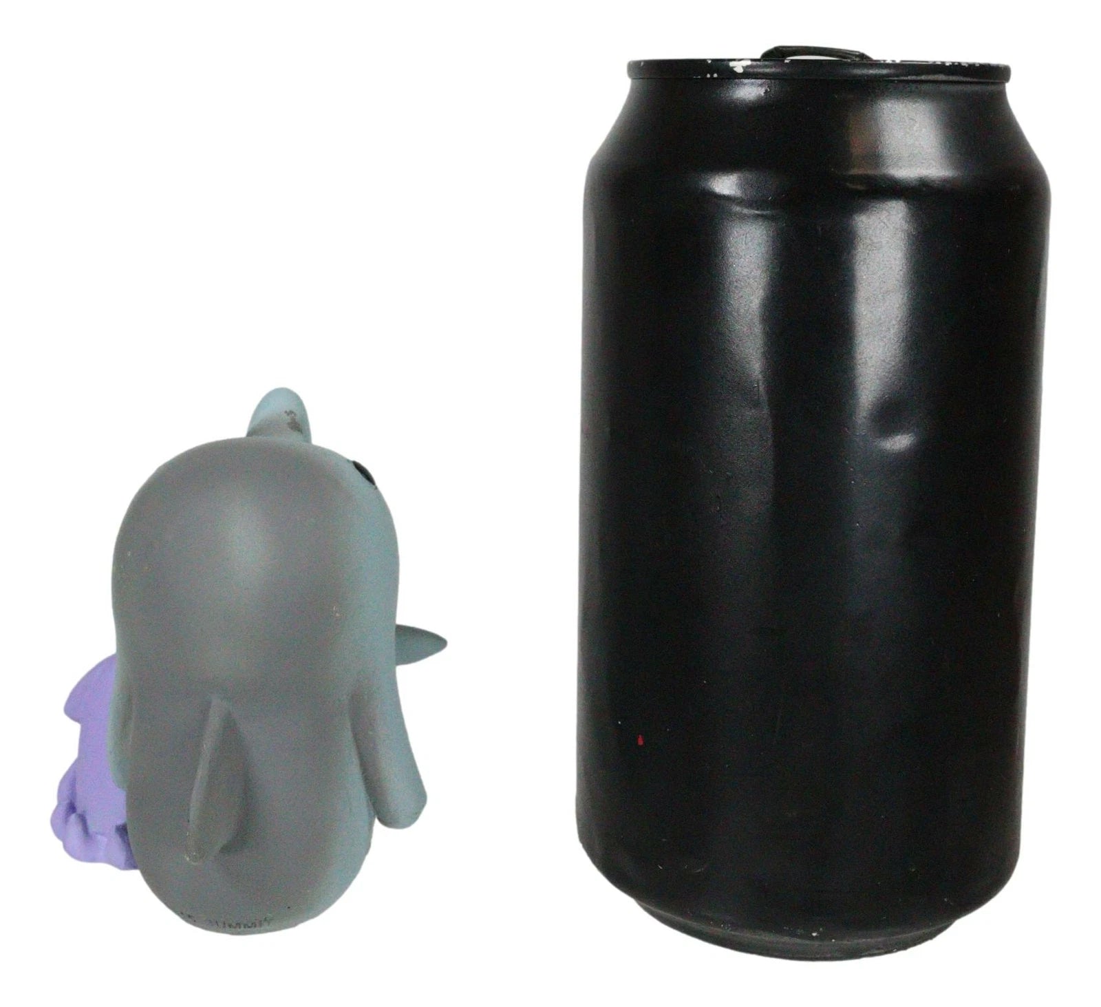 Furrybones Sonar Sea Dolphin Fish With Purple Squid Skeleton Figurine Furry Bone-6