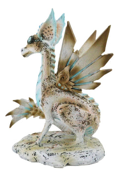Amy Brown Steampunk Sky Aviator Dragon with Goggles Mechanical Wings Figurine-5