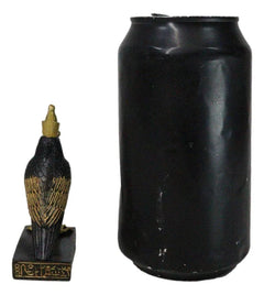Ancient Egyptian God Of The Sky Horus Falcon Miniature Figurine Heru 3"H-6