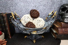 Figura decorativa de popurrí con forma de frutero de Dragones Dobles, 30 cm de ancho-7