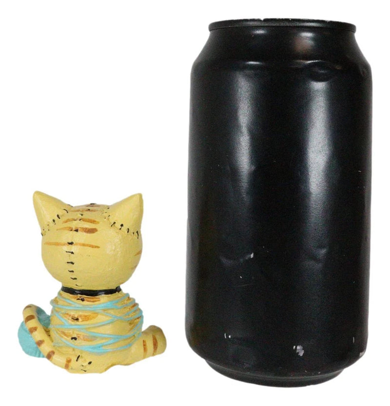 Furrybones Tabby Mao Mao Entangled With Yarn Kitty Cat Skeleton Figurine 2.5"H-7