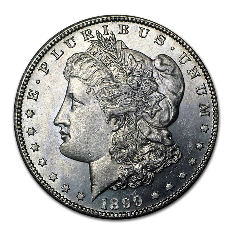 1899 O Morgan Silver Dollar $1 Brilliant Uncirculated BU 90% Silver-2