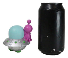 Furrybones UFO ET Alien Planetary Space Ship Dish Skeleton Figurine Furry Bones-7