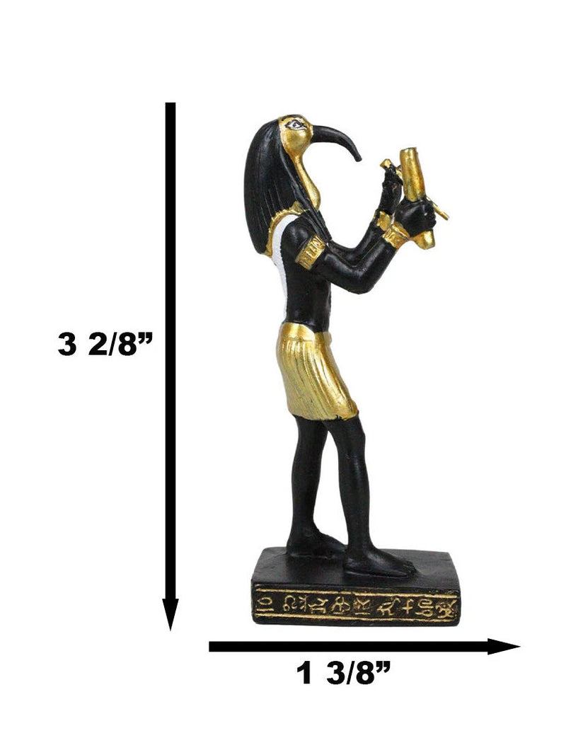 Egyptian God Of Technology Wisdom Thoth Dollhouse Miniature Statue Gods Of Egypt-8