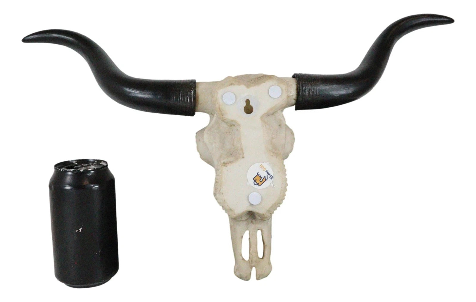 Texas Longhorn Steer Cattle Cow Skull Wall Hanging Plaque Figurine 21"L-7