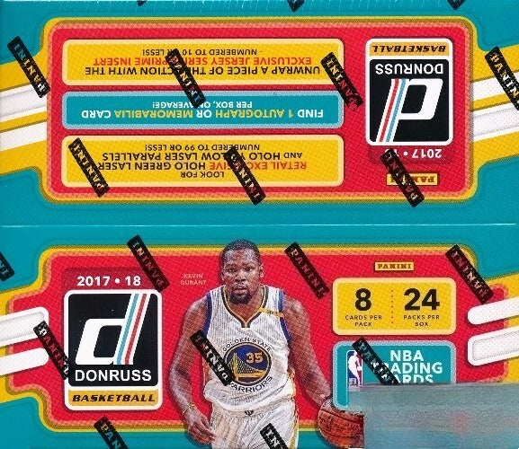 2017/18 Panini Donruss Basketball MASSIVE 24 Pack Retail Box-1 AUTOGRAPH/MEM-1