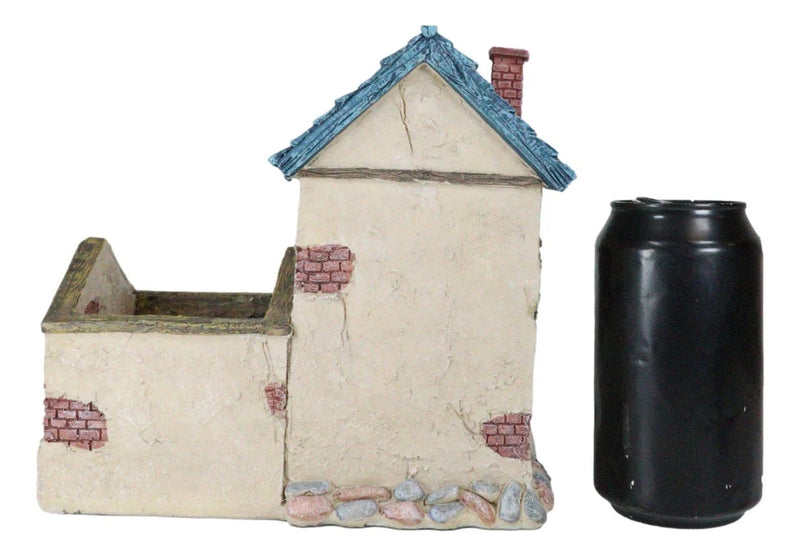 Fairy Garden LED Light Mediterranean Cottage Floral Planter House Mini Figurine-9
