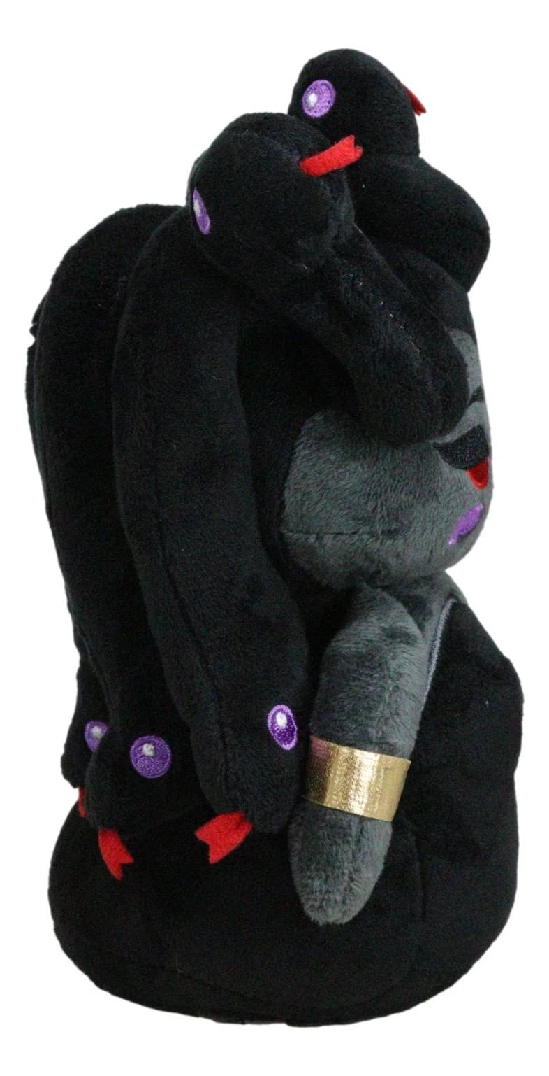 Greek Mythology Gorgon Goddess Medusa with Snake Hairs Soft Plush Toy Doll-7