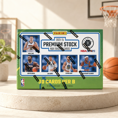 Premium Stock Basketball Cards 2023-24 Panini NBA Hoops Blaster Box, Factory Sealed, 30 Cards, 5 Prizms, Wembanyama Rookie Chase-1