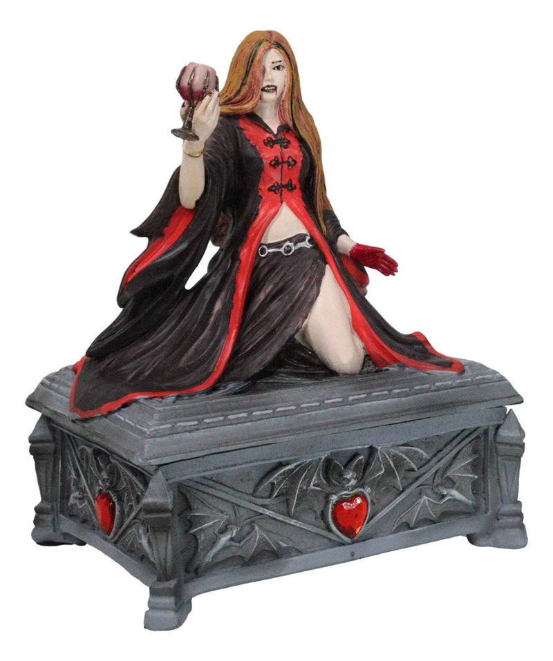 Caja decorativa de joyería con cáliz de sangre de vampiro gótica de luna de sangre-5