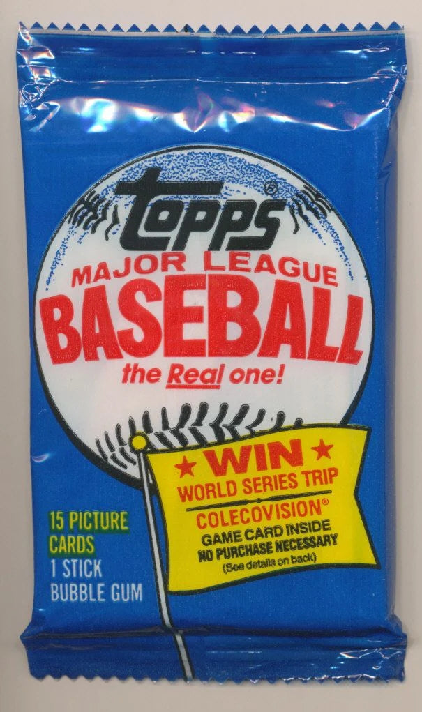 1983 Topps Baseball Unopened Michigan Test Pack-1