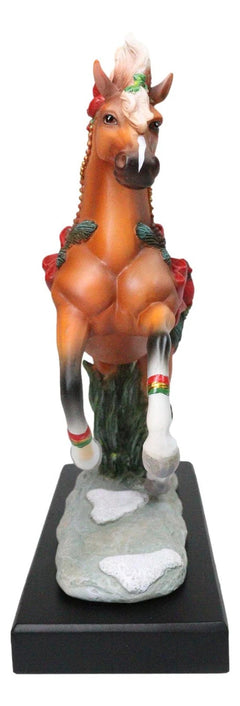 Chestnut Cheer Prancing Steed Horse Western Decor Figurine By Laurie Prindle-6