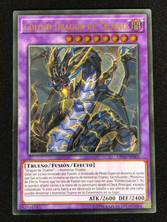 Yugioh Thunder Dragon Colossus Ultimate OP10-SP001 (NM) Spanish-1