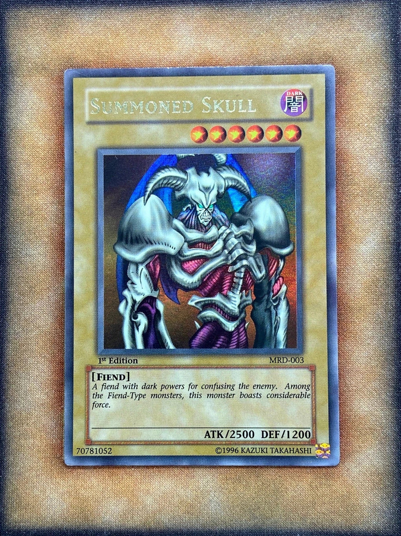 Yugioh Summoned Skull MRD-003 Ultra Rare 1st Ed MP-1
