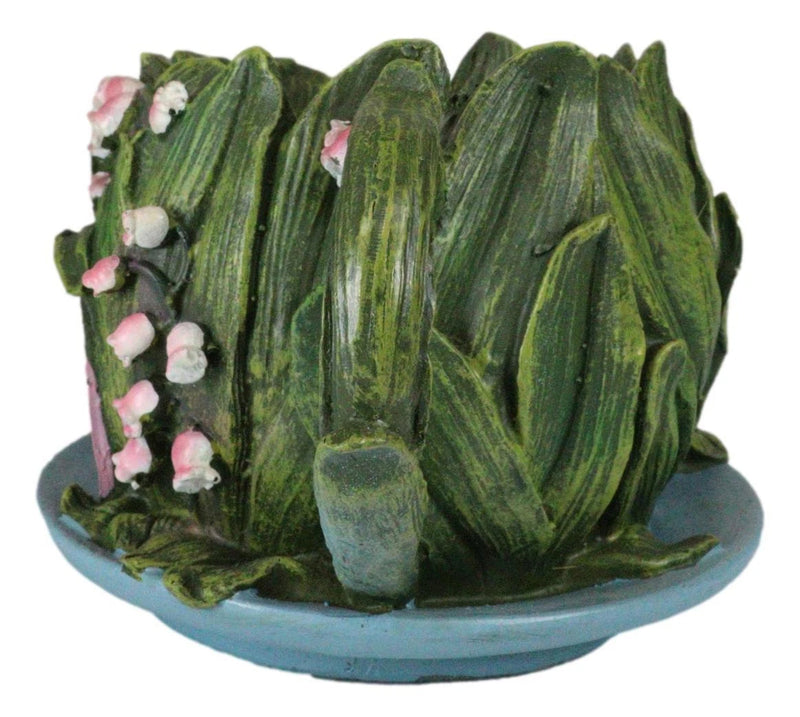 Fairy Garden Leaf Foliage Teacup Cottage House Floral Planter Vase Figurine-7