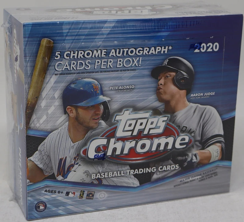 2020 Topps Chrome Baseball Jumbo Box (Hobby) (12/13)-1