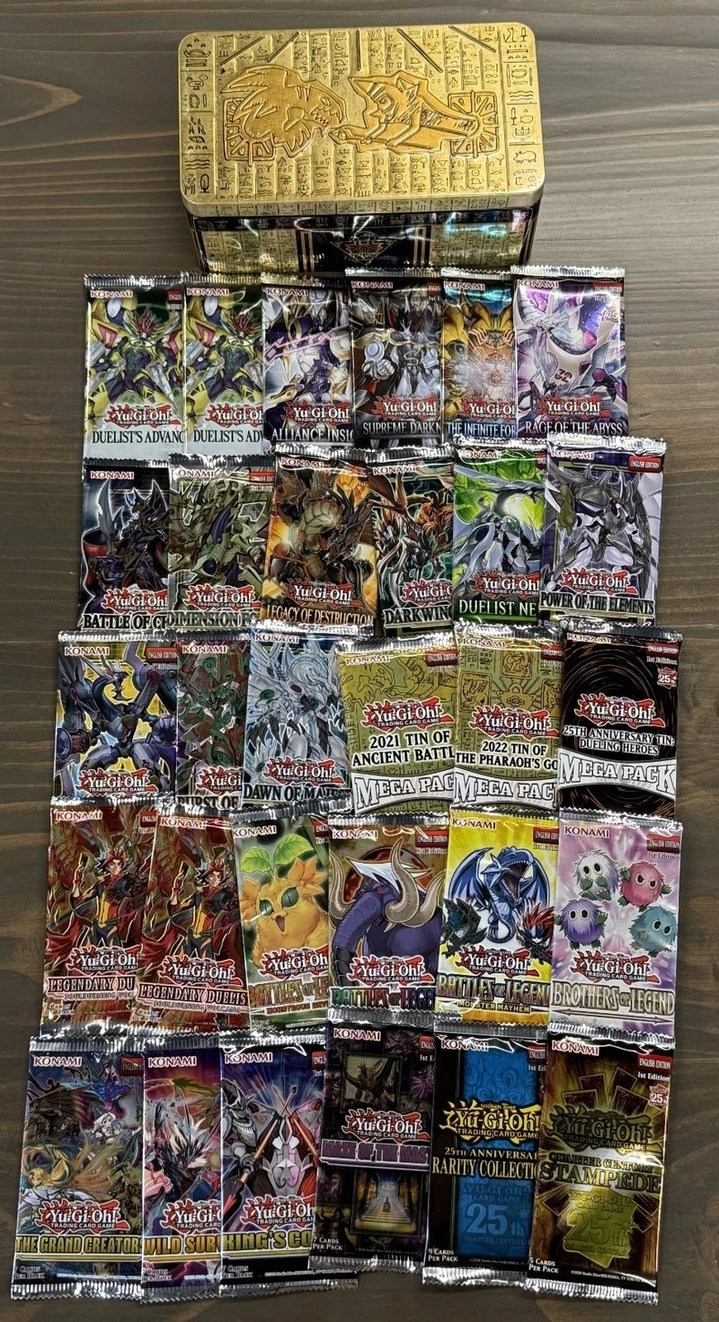 Yugioh x30 Booster Pack Factory Sealed Bundle! RARITY STAMPEDE + MUCH MORE!-1