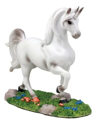 Enchanted Forest Glade Strolling Unicorn Figurine Decorative Statue 6.75"Long-9