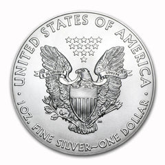 Moneda American Silver Eagle brillante sin circular de $1 de 2020-3