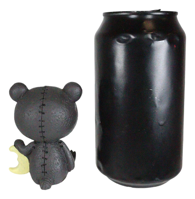 Furrybones Kuma The Black Teddy Bear Costume Skeleton Figurine Furry Bones-10