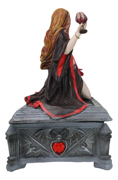 Caja decorativa de joyería con cáliz de sangre de vampiro gótica de luna de sangre-6