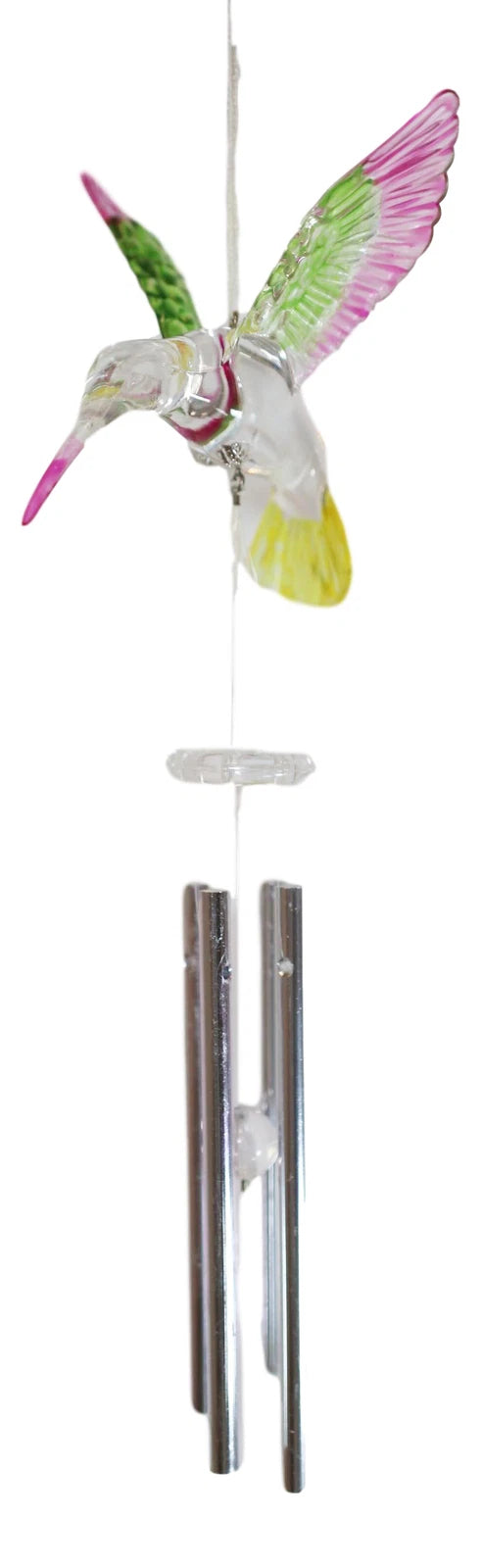 Colorful Hummingbird Acrylic Wind Chime Sun Catcher Hanging Home And Patio Decor-6