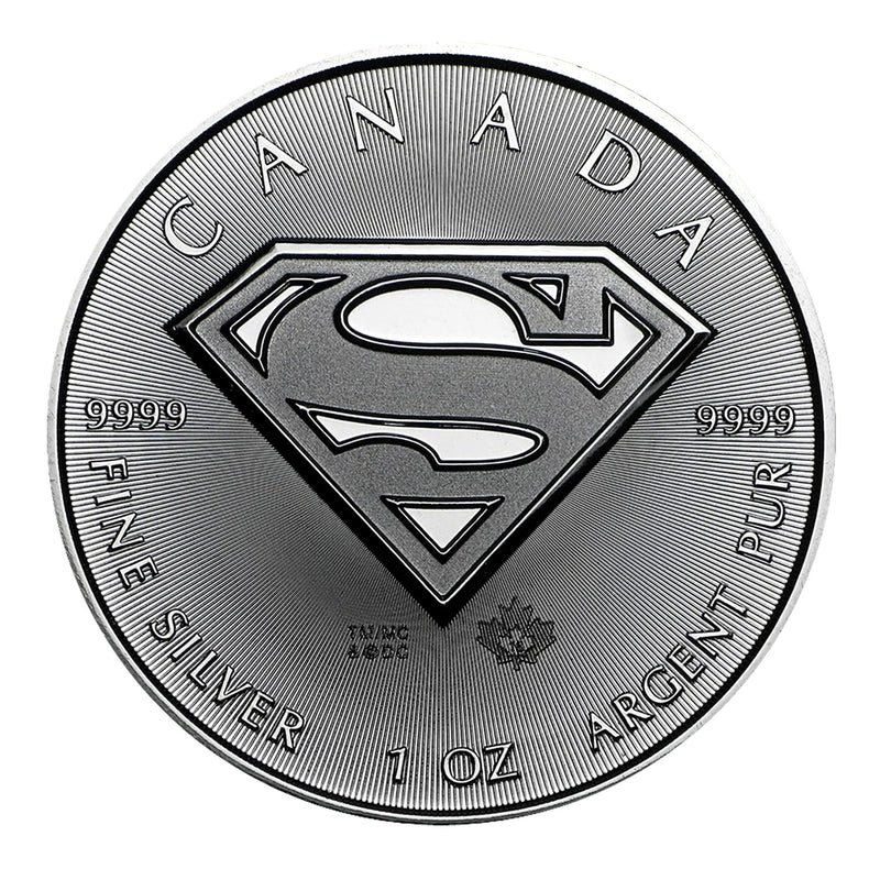 Diseño de Superman de la BU de la hoja de arce canadiense de $5 de 2016-3