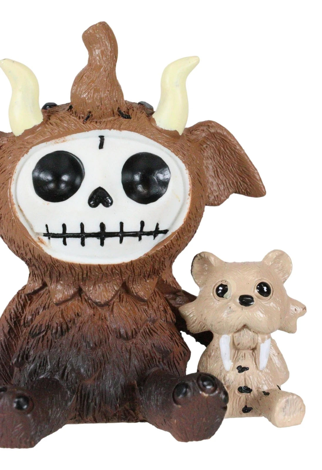 Furry Bones Warren The Mammoth And Sabretooth Tiger Skeleton Furrybones Figurine-8