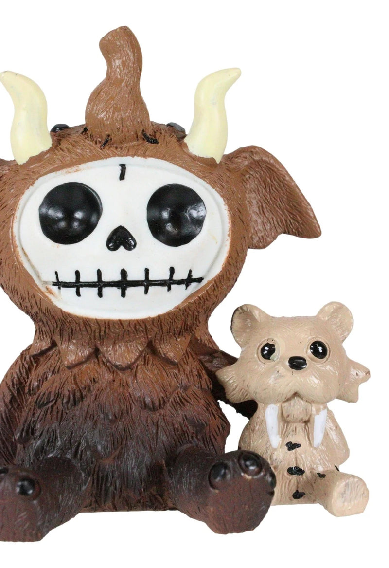 Furry Bones Warren The Mammoth And Sabretooth Tiger Skeleton Furrybones Figurine-8