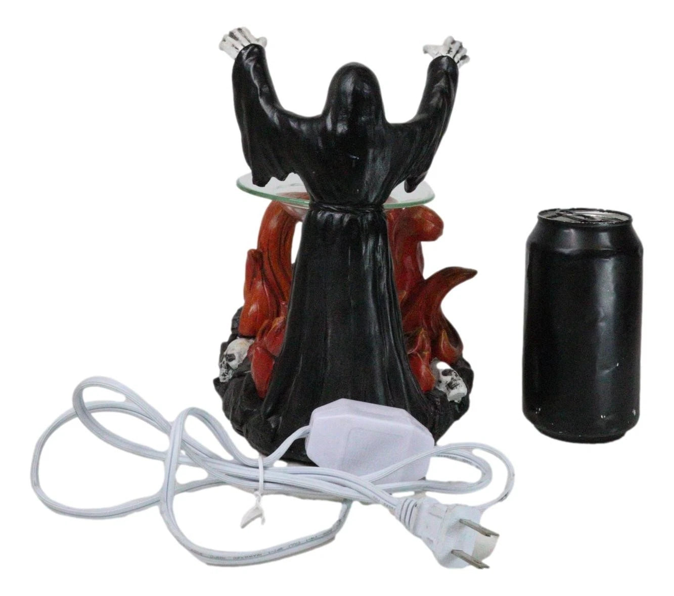 Dark Conjuring Grim Reaper Fire Magic Electric Oil Burner Tart Warmer-5
