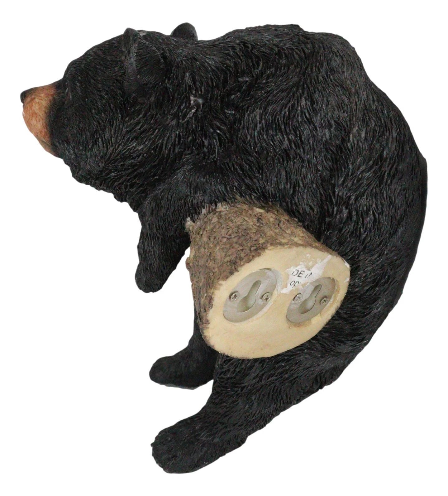 Rustic Western Forest Black Bear Cub Frolic Dangling On Tree Branch Wall Decor-5