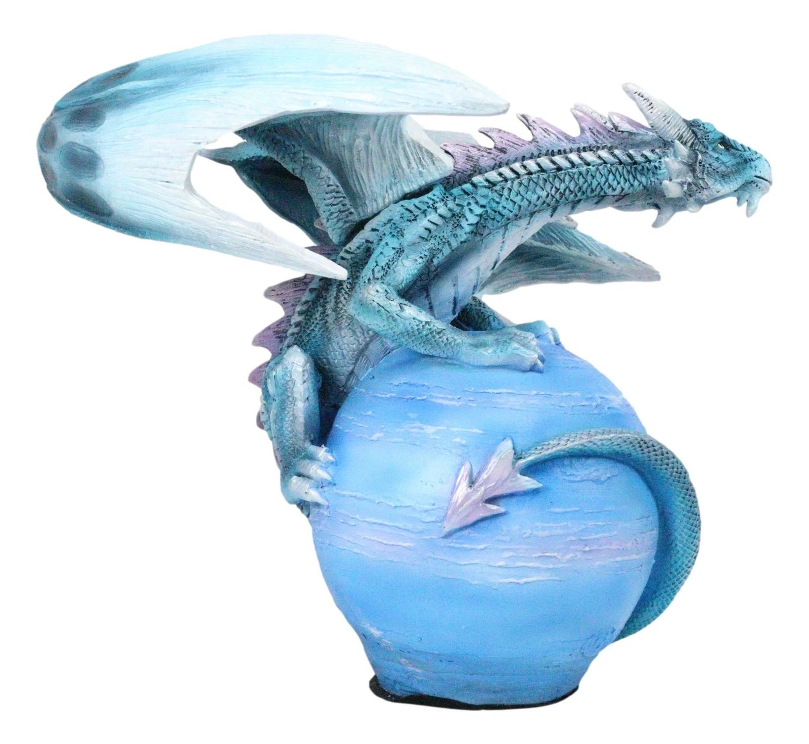 Celestial Galaxy Planet Mercury Terrestrial Blue Guardian Dragon Figurine-5
