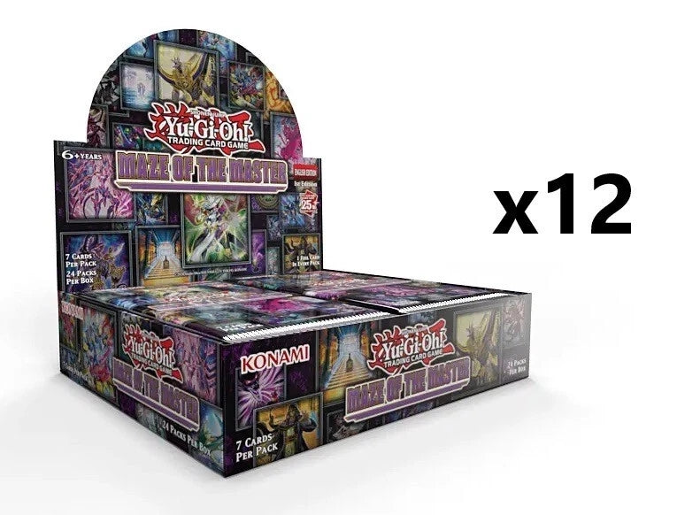 Yugioh Maze of The Master Booster CASE (12 Boxes) Brand New Factory Sealed-1
