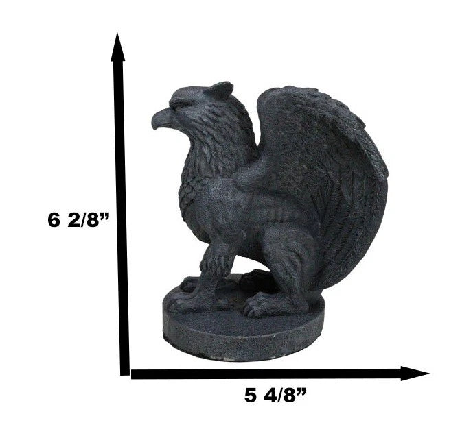 Estatua de gárgola, león, águila y grifo, decoración para el hogar, 17 cm de alto-9