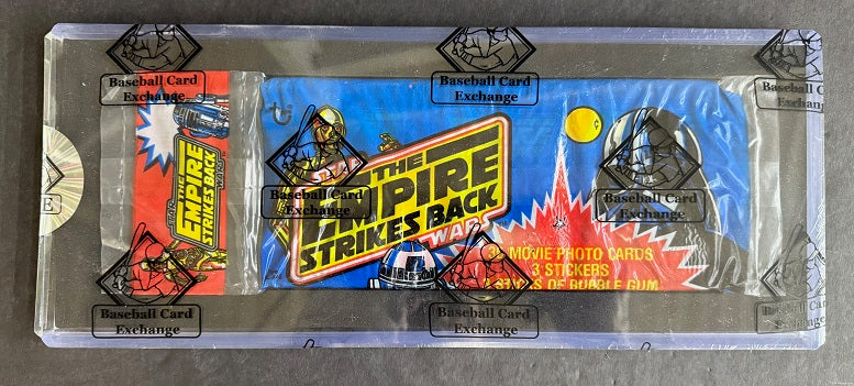 1980 Topps Empire Strikes Back Series 1 Wax Pack Rack Pack (BBCE)-1