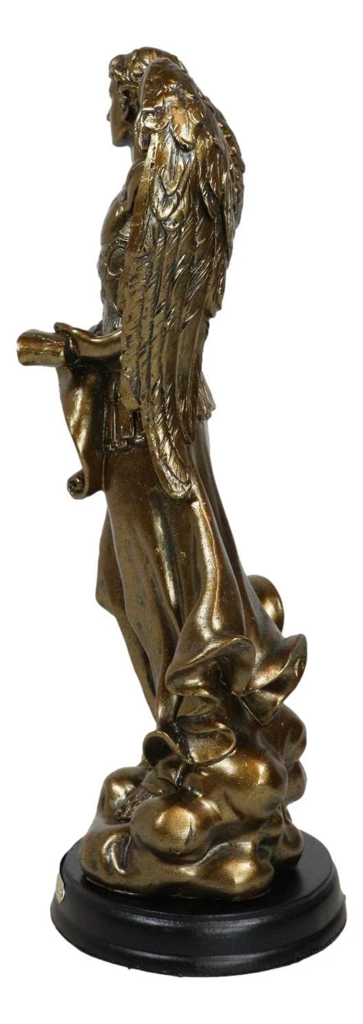 Byzantine Catholic Church Archangel Gabriel With Sacred Scroll Statue 8"Tall-6