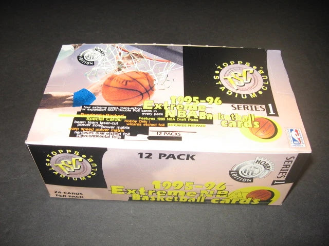 1995/96 Topps Stadium Club Basketball Series 1 Jumbo Box (Hobby)-1
