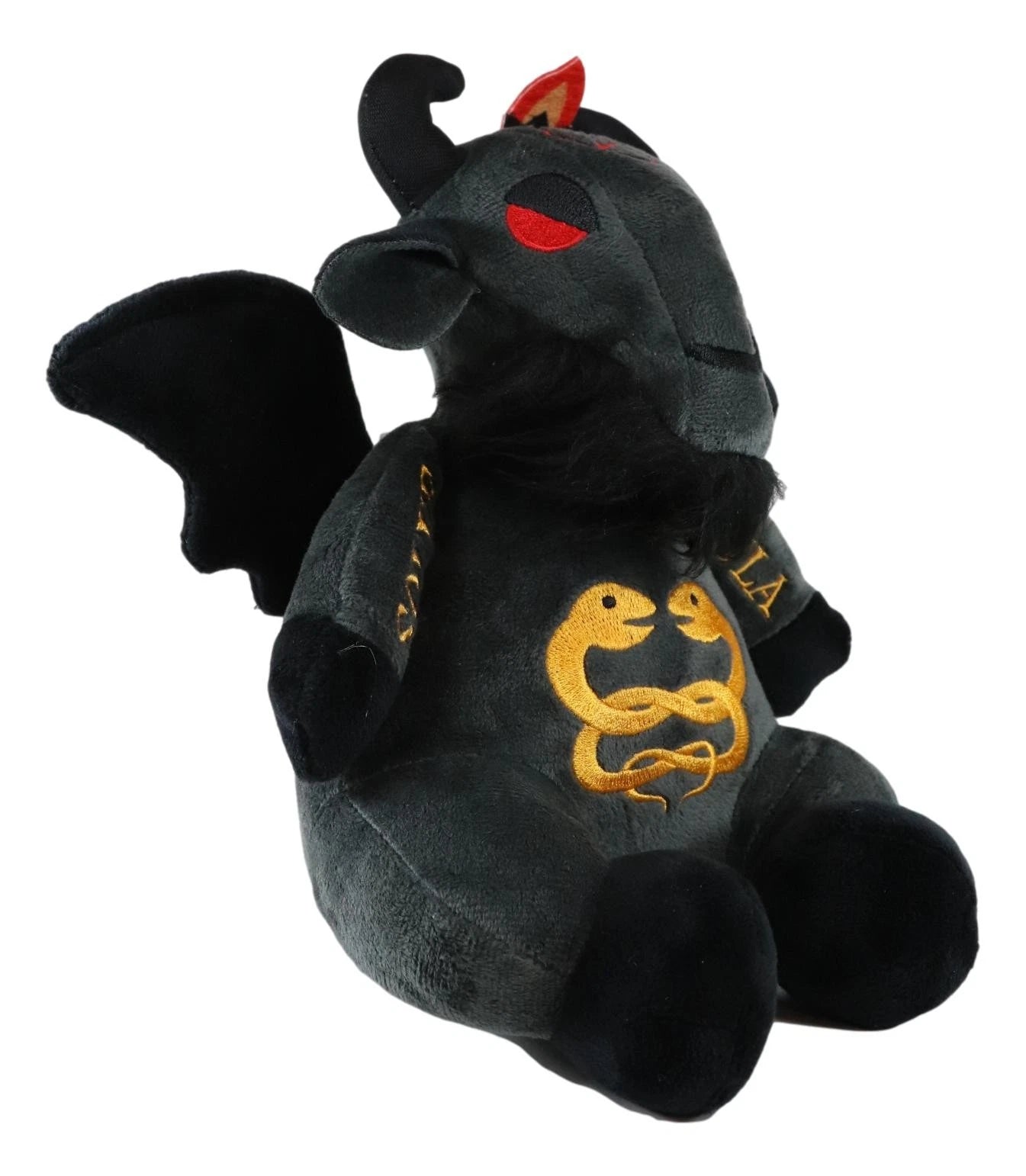 Sabbatic Goat Baphomet With Caduceus Serpents Luxe Soft Plush Toy-7