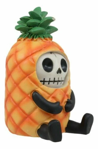 Furrybones Skeleton Fruity Pina Tropical Pineapple Figurine 3.25"H-7