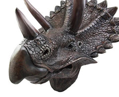 Jurassic Triceratops Wall Head Large 15.25" H Hanging Wall Decor Plaque-6