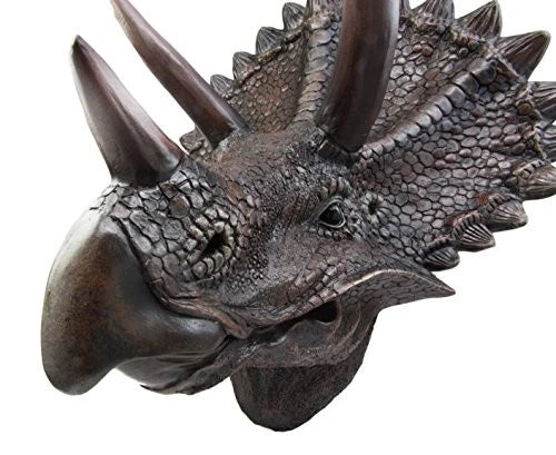 Jurassic Triceratops Wall Head Large 15.25" H Hanging Wall Decor Plaque-6