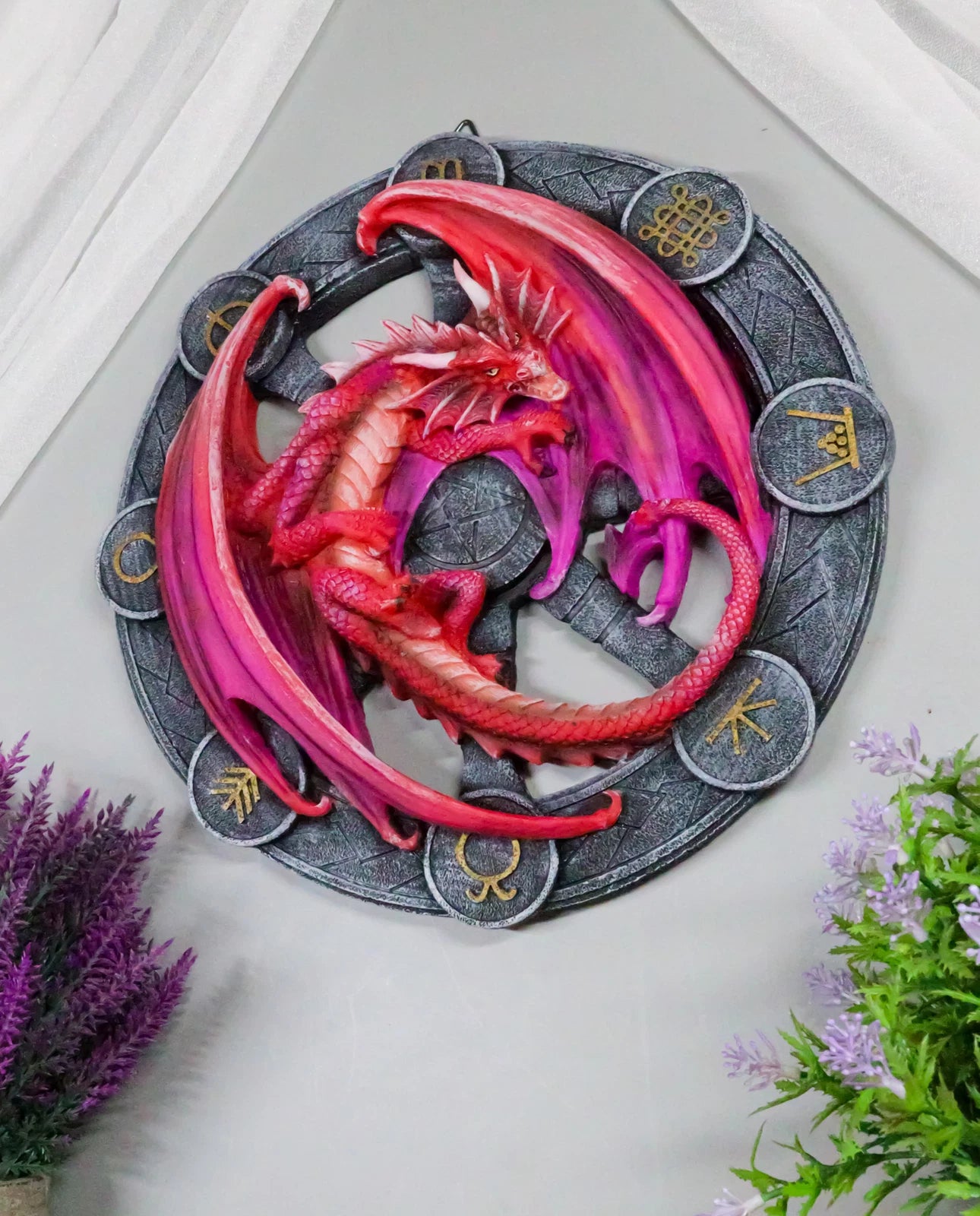 Lammas Drake Harvest Season Wheel of The Year Sabbats Of The Dragon Wall Decor-6