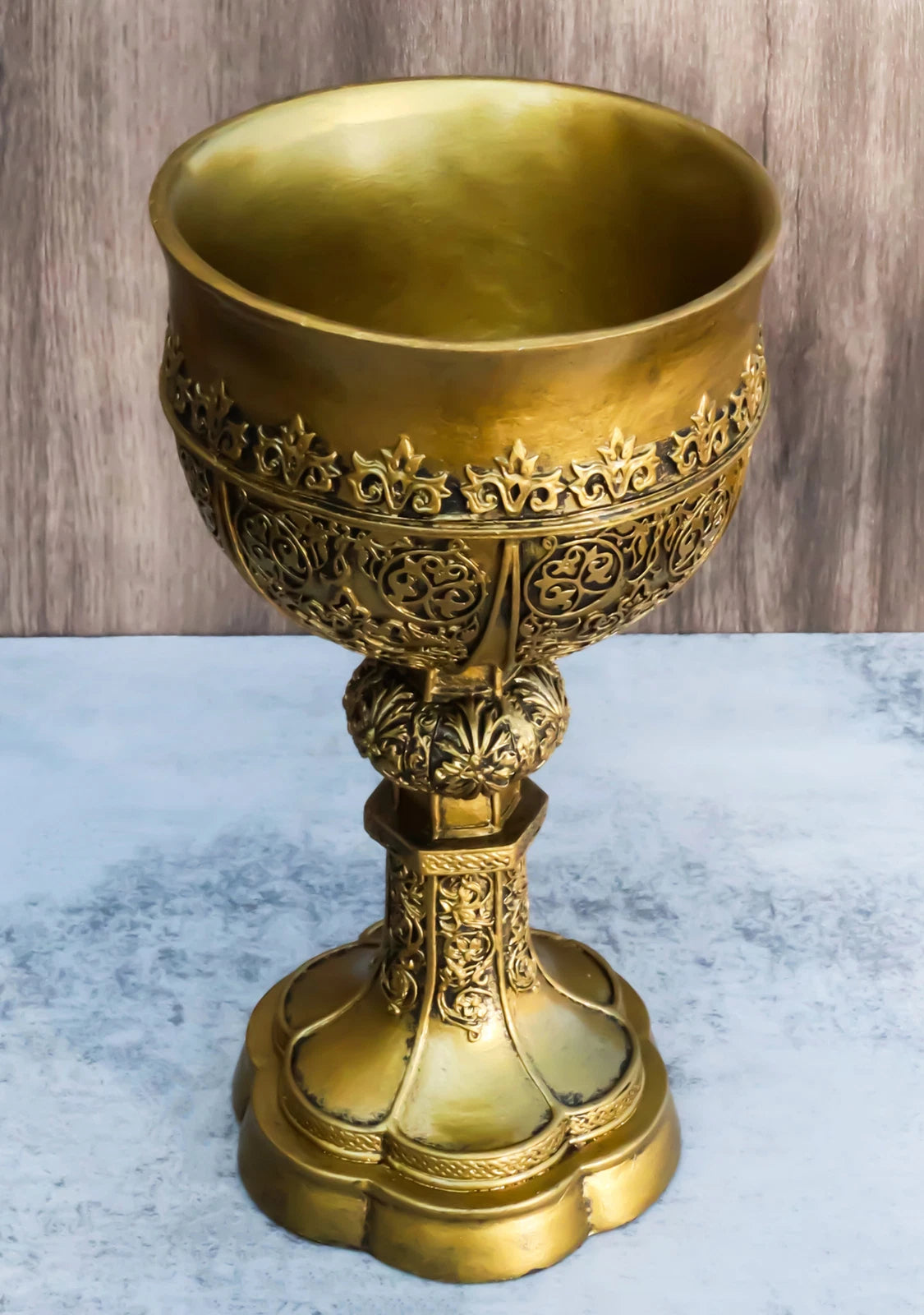 El Santo Grial de Merlín La Copa Dorada de la Vida Cáliz Copa Ceremonial Arturo-9