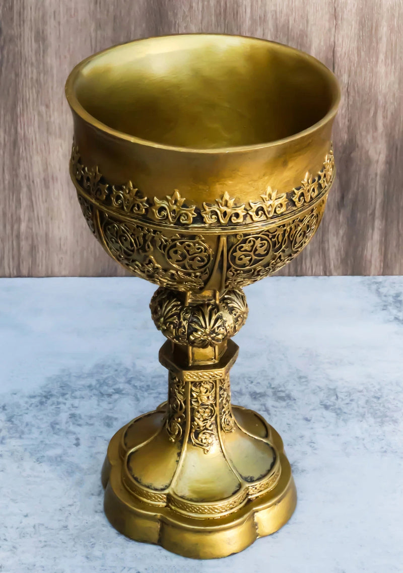 El Santo Grial de Merlín La Copa Dorada de la Vida Cáliz Copa Ceremonial Arturo-9