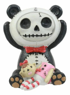 Furry Bones Panda Figurine 2.5"H Adorable Voodoo Skeleton Furrybones Decor-6