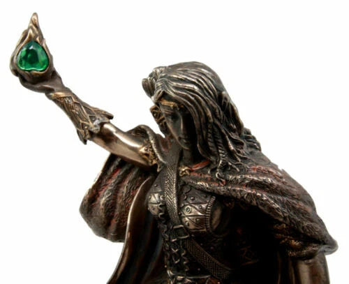 Goddess Of Winter Skadi Hunting W/ Bow Arrow & Vial of Venom Figurine-7