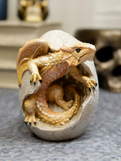 Figura de cría de dragón Raeon Sunlight saliendo de la cáscara del huevo, 12,7 cm de alto-1